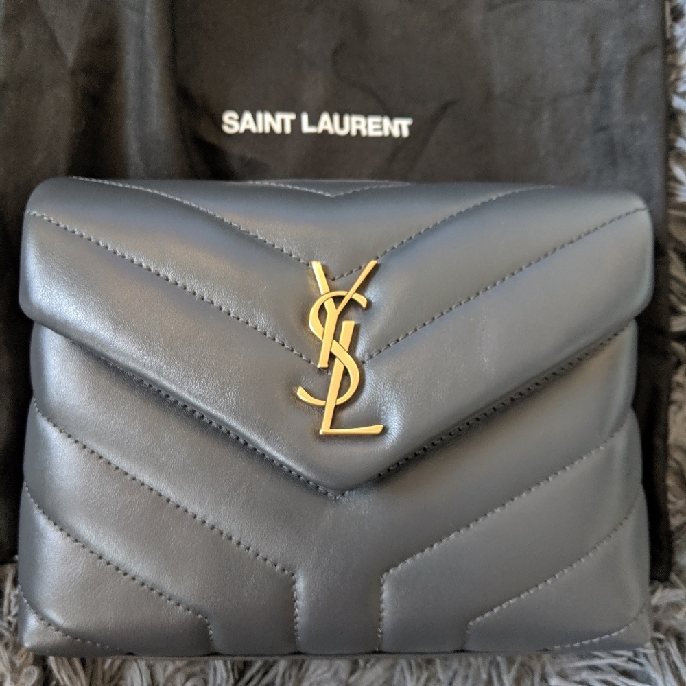 YSL gray toy loulou